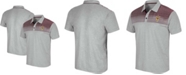 Colosseum Men's Gray Arizona State Sun Devils Needles Polo Shirt